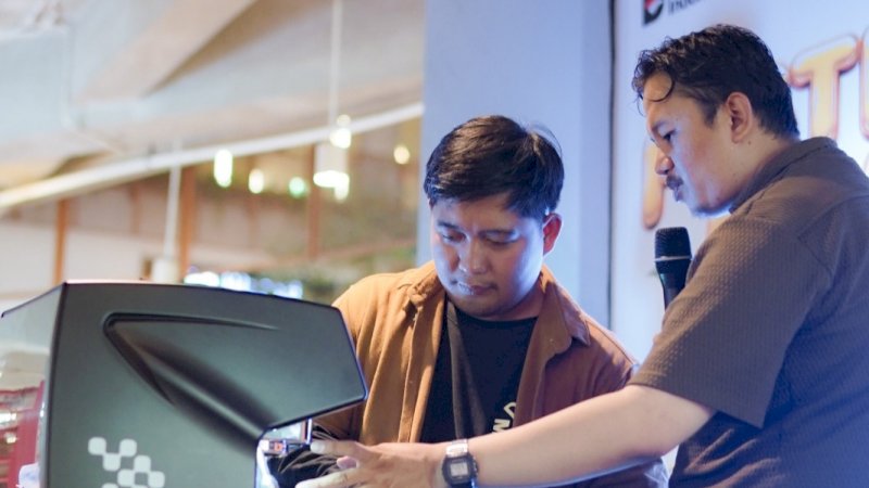 PT Pegadaian Kanwil VI SulSelBarRa Maluku menggelar Program Pemberdayaan UMKM melalui Pelatihan Barista di Mall Nipah, Makassar.