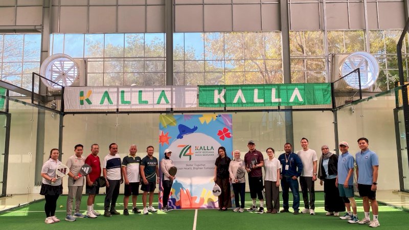 Rangkaian HUT ke-74 KALLA resmi dibuka melalui gelaran Padel Exhibition & Kick-off HUT 74 Tahun KALLA yang berlangsung di CoPA Grounds, NIPAH PARK, Sabtu (19/9/2026)