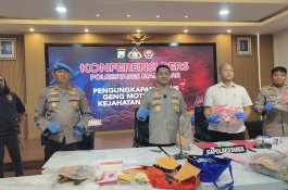 Polrestabes Makassar Tangkap Anggota Geng Motor Saat Live di Media Sosial
