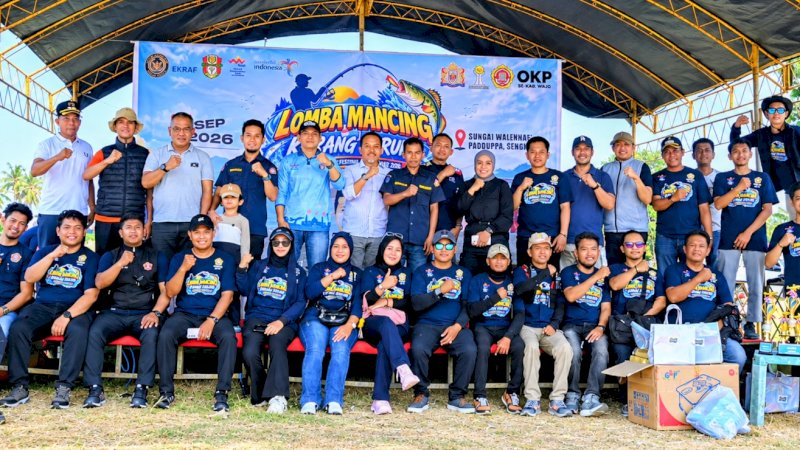 HUT ke-66 Karang Taruna, 450 Peserta Ramaikan Lomba Mancing di Danau Tempe