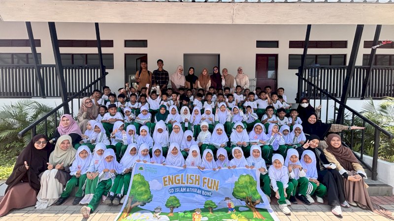 SD Islam Athirah Bone menghadirkan pendekatan yang lebih aktif melalui English Fun #1, Sabtu (26/9/2026).
