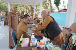 Jaga Kesehatan ASN, Pemkab Wajo Gelar Cek Kesehatan Gratis