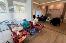 Wujud Kepedulian Sosial, Asmo Sulsel dan Tenant KIMA Kumpulkan 40 Kantong Darah untuk PMI Makassar
