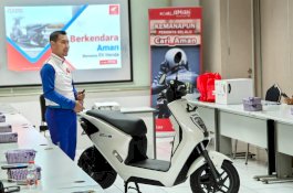 Gaungkan Tagline Cari-Aman, Wanny Dewa Sampaikan Cara Berkendara yang Benar