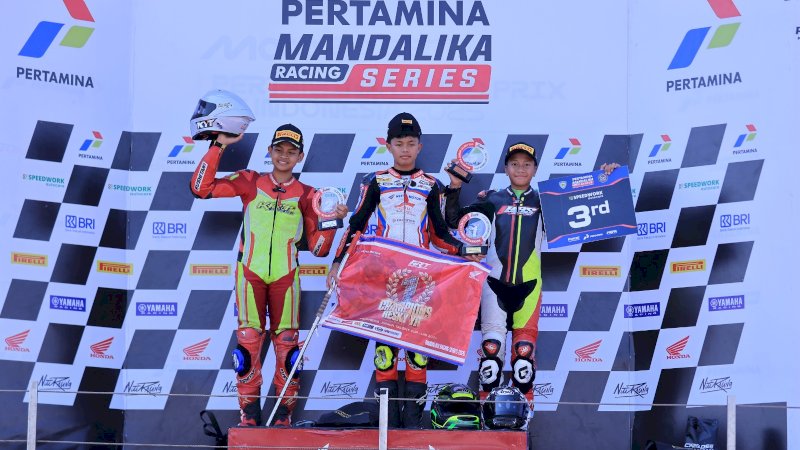 Pembalap binaan ART, Resky YH berhasil podium 2 pada race 1 dan menjadi jawara di race 2 pada kelas Indonesia Junior Talent Cup (IJTC) U-15.