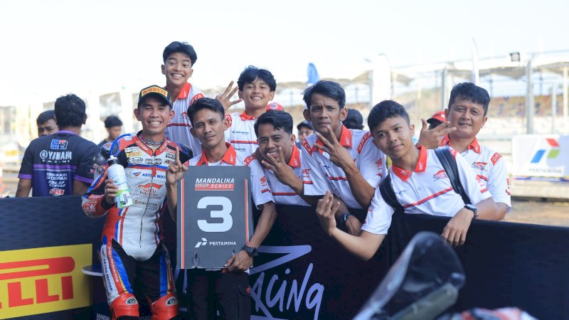 Pembalap Astra Motor Racing Team koleksi 9 podium pada gelaran Mandalika Racing Series ronde ke 4 minggu ini 19-20 September 2026