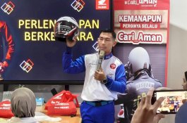 Jarak Dekat Tetap Wajib Pakai Helm! Asmo Sulsel Tekankan Pentingnya Riding Gear di Jordan Bakery Gowa