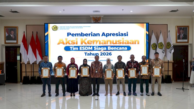 Kontribusi Tanggap Darurat di NTT, Vale Indonesia Terima Penghargaan Kementerian ESDM