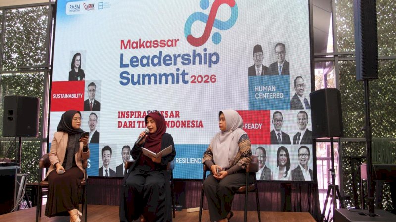 (Ki-kan) Indiarjo MC dan moderator, Hasnaeni Asri
Wakil Direktur GNIK Area Sulsel, Fauziah Zulfitri
Ketua Panitia Makassar Leadership Summit 2026 | Founder Insight Indonesia