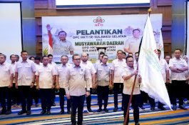 Wakil Bupati Gowa Darmawangsyah Dilantik Jadi Ketua HKTI
