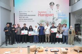 Wali Kota Appi Luncurkan Logo HUT ke-419 Makassar