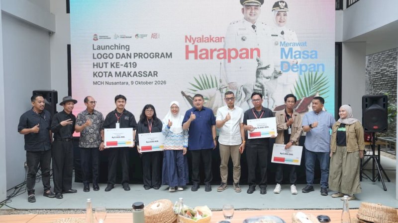 Wali Kota Appi Luncurkan Logo HUT ke-419 Makassar