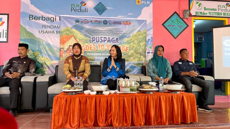 Ketua TP PKK Bantaeng Gunya Paramashukaputri Buka PUSPAGA Goes to Village di Bonto Tiro