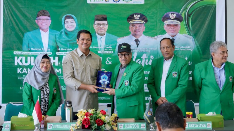 Bupati Uji Nurdin Silaturahmi bersama UMI Bantaeng
