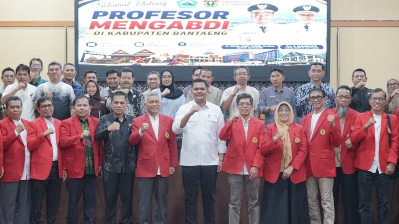 Perkuat Kolaborasi Akademisi untuk Pembangunan Bantaeng, Bupati Uji Nurdin Sambut Tim Dewan Profesor Unhas