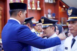 Bupati Uji Nurdin Lantik 19 Pejabat Pengawas dan Administrator