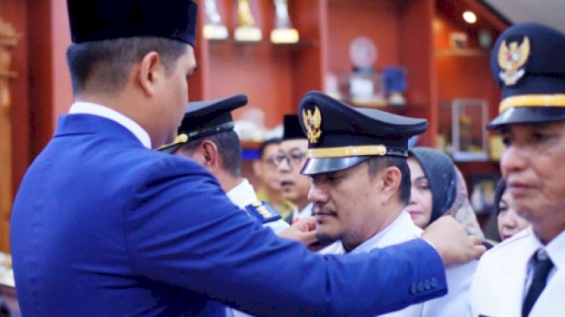 Bupati Uji Nurdin Lantik 19 Pejabat Pengawas dan Administrator