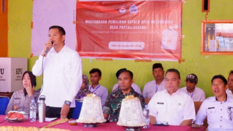 Pilkades PAW Pattallassang, Bupati Bantaeng Ingatkan Jangan Ada Politik Uang