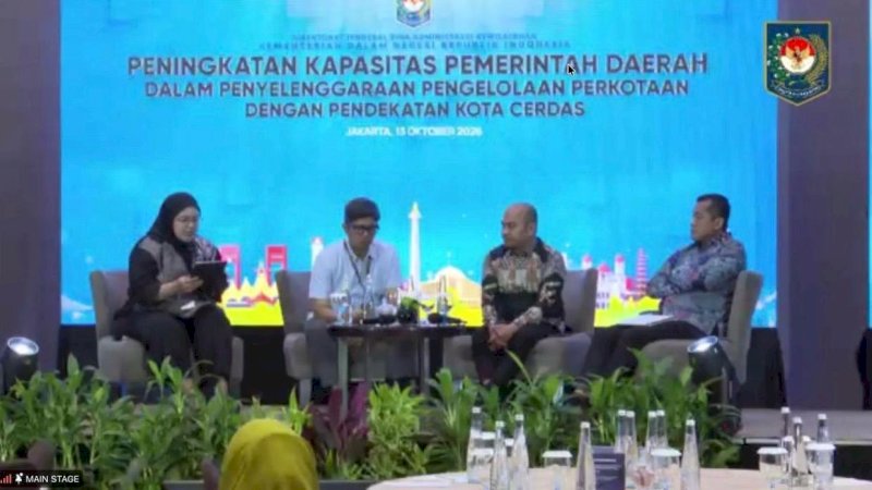 Kadis Kominfo M Roem Paparkan Inovasi Lontara+ dan Command Center di Forum Kota Cerdas Kemendagri