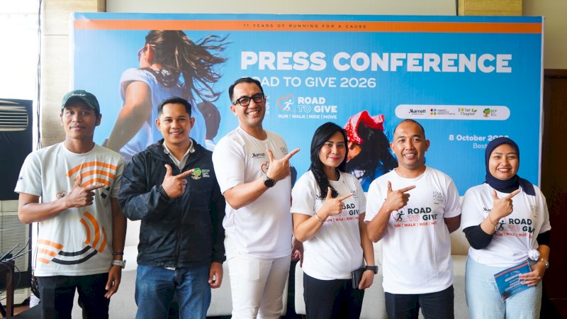 TTG 2026 Run for a Cause", ajang lari tahun ini dijadwalkan berlangsung pada 18 Oktober 2026 di Makassar dengan menargetkan partisipasi sebanyak 1.000 pelari.