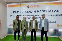 Tujuh Bakal Calon Rektor UNM Periksa Kesehatan di Rumah Sakit Unhas