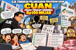 OJK Ungkap Pelanggaran Penjatahan Saham CUAN, Pihak Terkait Dijatuhi Denda Rp100 Miliar
