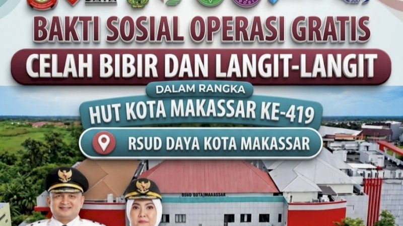 Kolaborasi RSUD Daya&ndash;RSGM Unhas Hadirkan Operasi Celah Bibir dan Langit-Langit Gratis