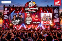 Last Child hingga Ridwan Sau Bakal Meriahkan Honda Bikers Day 2026 di Makassar, Masuk Gratis!