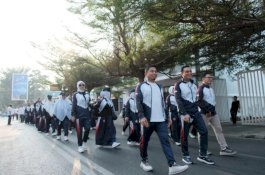 Pemkot Parepare Tampil Semarak di Jalan Sehat Anti Mager dan Karnaval HUT ke-357 Sulsel