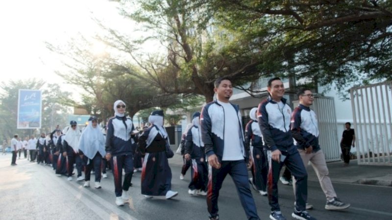 Pemkot Parepare Tampil Semarak di Jalan Sehat Anti Mager dan Karnaval HUT ke-357 Sulsel