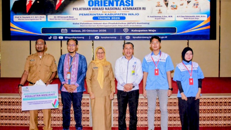 Pelatihan Vokasi di Wajo Buka Peluang bagi Penyandang Disabilitas, Dua Peserta Lulus Uji Kompetensi