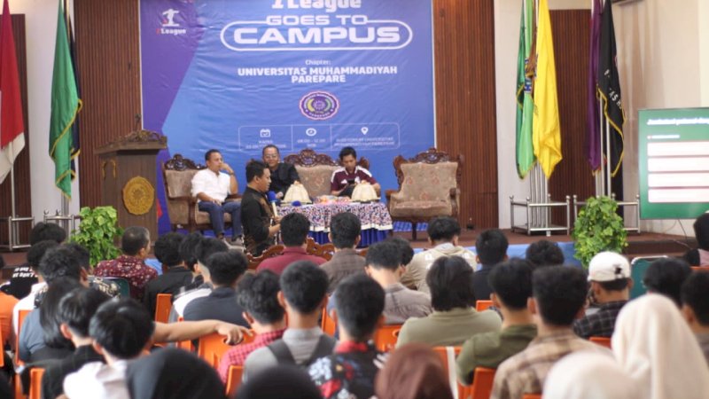 Mahasiswa Umpar Berpeluang Kolaborasi dengan PSM Makassar Lewat Program iLeague