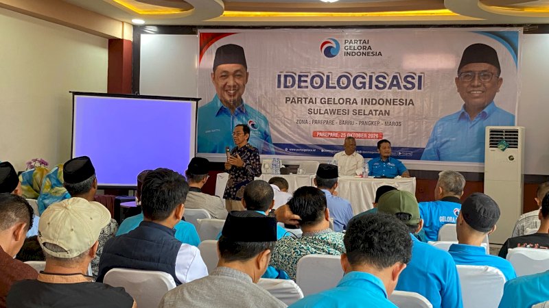 Parepare Tuan Rumah Ideologisasi Gelora Sulsel, Pasang Target Menang Pemilu 2029