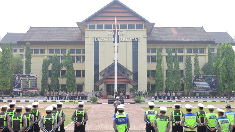 Kapolda Sulsel Pimpin Apel Operasi Patuh Pallawa 2026, Ada Delapan Sasaran 