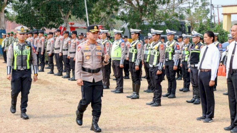 Operasi Keselamatan Pallawa 2026, Polres Wajo Sasar 8 Pelanggaran Lalu Lintas