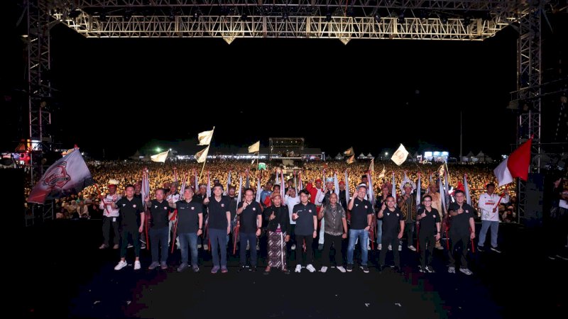 Ribuan bikers sepeda motor Honda menghadiri puncak Honda Bikers Day 2026 di Lapangan Panglima Jenderal Sudirman, Ambarawa, Jawa Tengah, Sabtu (24/10/2026). Sebanyak 32.214 bikers berpartisipasi dalam keseluruhan rangkaian HBD tahun ini.
