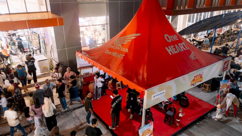 Astra Motor Sulawesi Selatan menghadirkan penawaran potongan angsuran sepeda motor Honda hingga Rp100 ribu selama penyelenggaraan Nusantarasa Next Level di Menara Payung Mall Palopo, 21 Oktober hingga 1 November 2026.