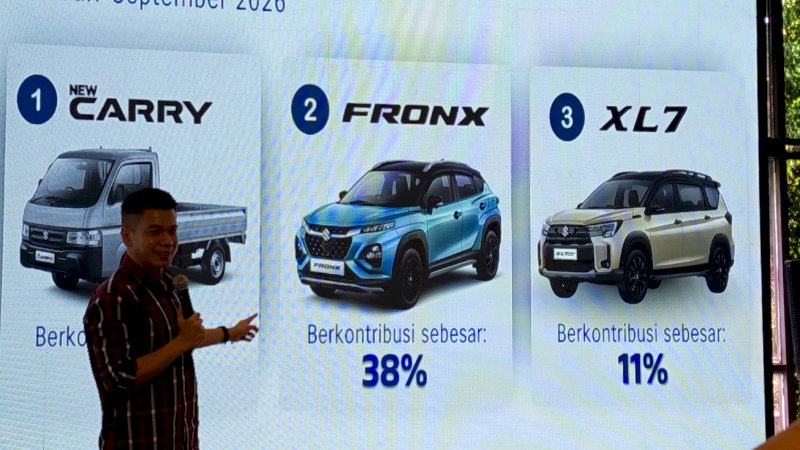 Tiga produk kendaraan yang berkontribusi besar terhadap penjualan Suzuki di Sulawesi Selatan