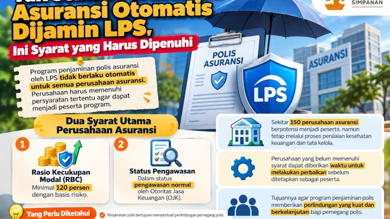 Direktur Eksekutif Kesekretariatan dan Hubungan Lembaga LPS, KM Nuruddin, memberikan keterangan mengenai persiapan program penjaminan polis asuransi dalam kegiatan literasi keuangan di Universitas Hasanuddin, Makassar, Selasa (20/10/2026).