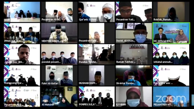 10 Penerima Beasiswa Muamalat Ikut Wisuda Tahfiz di Ponpes Wahdah Islamiyah Cibinong Bogor