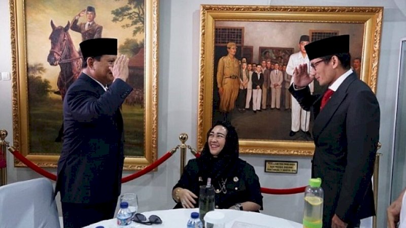 Survei Terbaru IPI: Prabowo-Sandi Menang di Sulsel