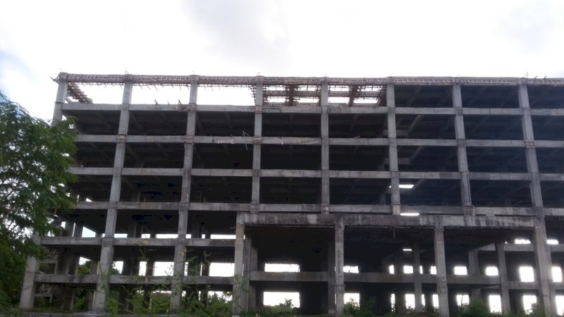 RS Hasri Ainun saat proses pembangunan. Pada 17 Februari mendatang, rumah sakit ini akan segera dibangun.