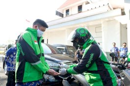 Gojek Makassar Siap Bantu Pemkab Gowa Cegah Penularan Covid-19