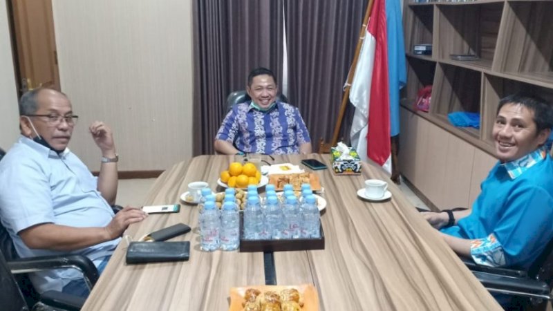 Pertemuan Ilham Arief Sirajuddin, Syamsu Rizal, dan Anis Matta di Jakarta, Rabu (26/8/2020).