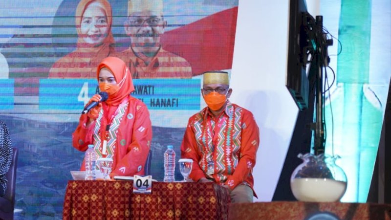 Debat Kedua, Anir-Lutfi Komitmen Berdayakan Kaum Perempuan di Pangkep