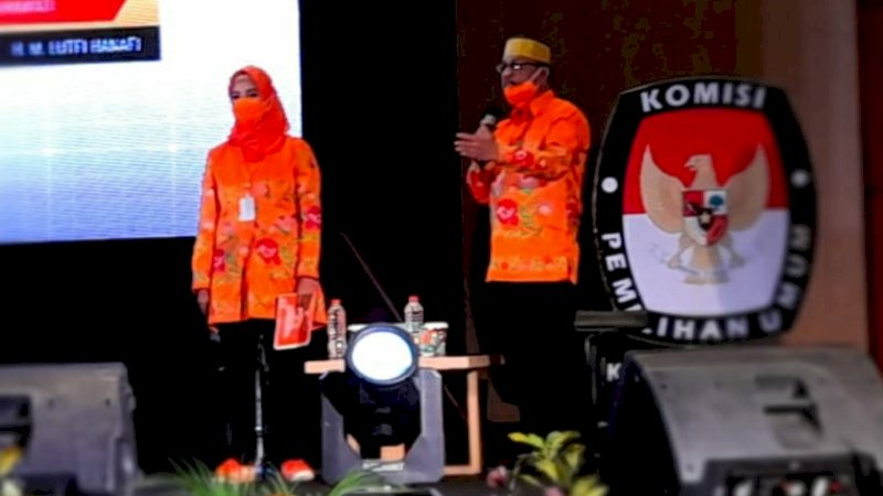 Anir-Lutfi Sukses Berbagi Peran di Debat Perdana Pilkada Pangkep