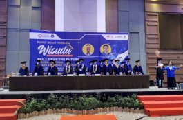 Terapkan Protokol Kesehatan, Politeknik ATI Makassar Gelar Wisuda Nasional