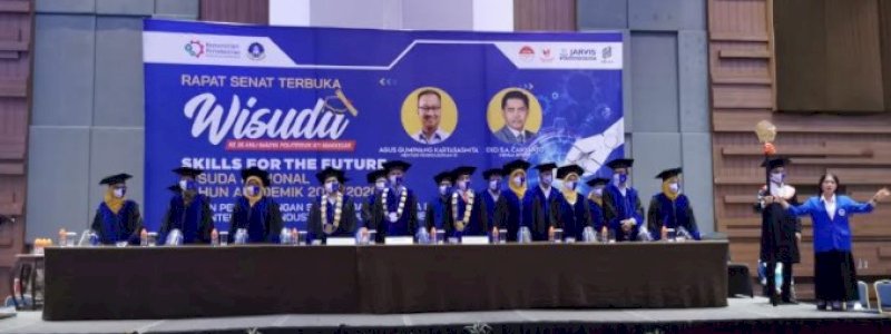 Terapkan Protokol Kesehatan, Politeknik ATI Makassar Gelar Wisuda Nasional
