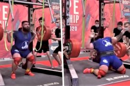 Ngeri ... Kedua Lutut Atlet Ini Patah saat Angkat Beban 400 Kilogram