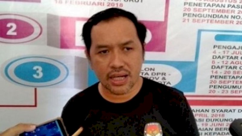 Gunawan Mashar, Komisioner KPU Makassar.